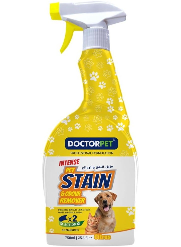 Intense Pet Stain and Odour Remover Citrus 750ml