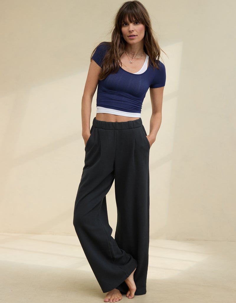 High Waist Wide Leg Pants