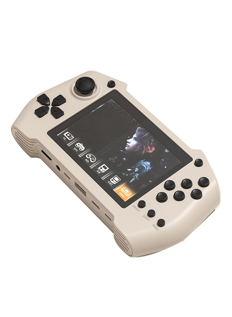 DY14 Retro Game Console 32G 10000 Games Handheld Game Console Supports Dual Game Controllers 10000 Mah Power Bank (White)