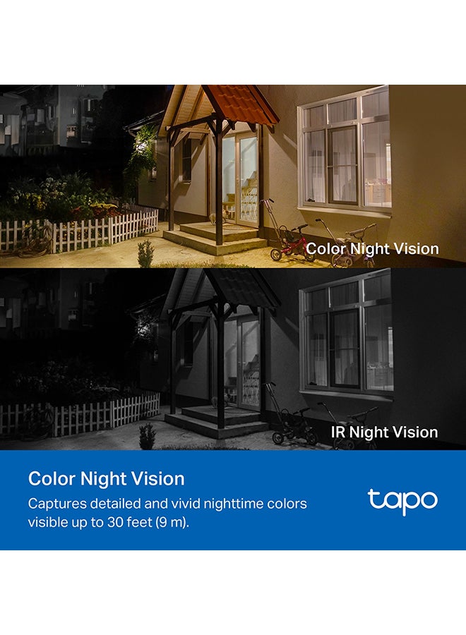 Tapo C410
Smart Wire-Free Indoor/Outdoor Security Camera
Superior 2K 3MP Visuals
IP65 Weatherproof
Wire-Free, Installs Almost Anywhere