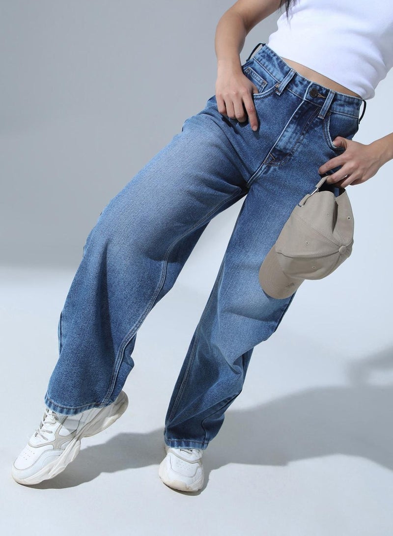 Women Indigo Jeans - Stylish Everyday Wear