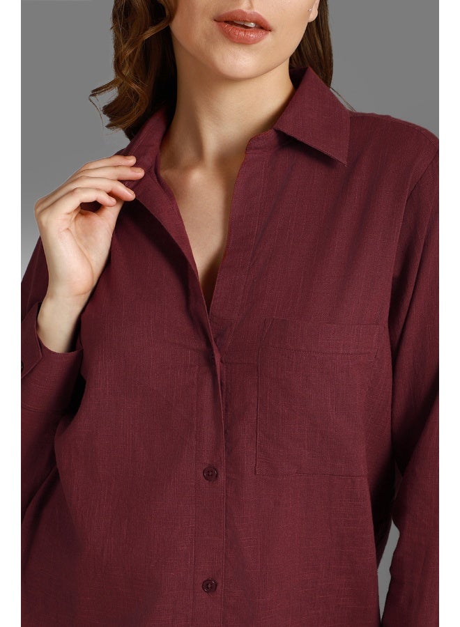 Women’s Wine Shirt – Elegant and Comfortable