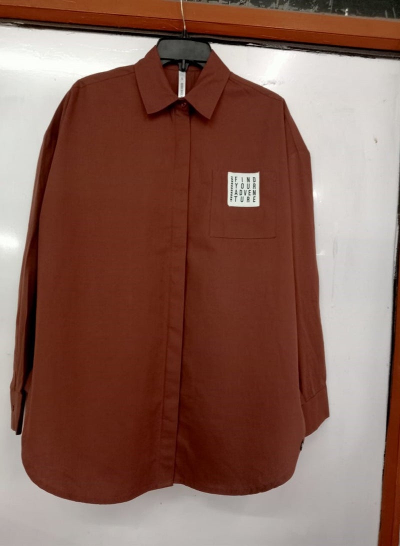 Women’s Brown Shirt – Timeless and Comfortable