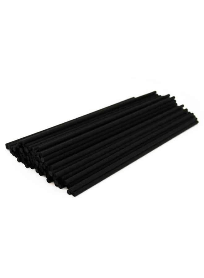 Cocod Or Cocodor Diffuser Black Fiber Reed Sticks 100 Pieces 8 X 4Mm Diffuser Oil Refill Home Fragrance Aromatherapy Reed Diffuser Set Sticks For Reed Diffusers Office D Cor Decoration