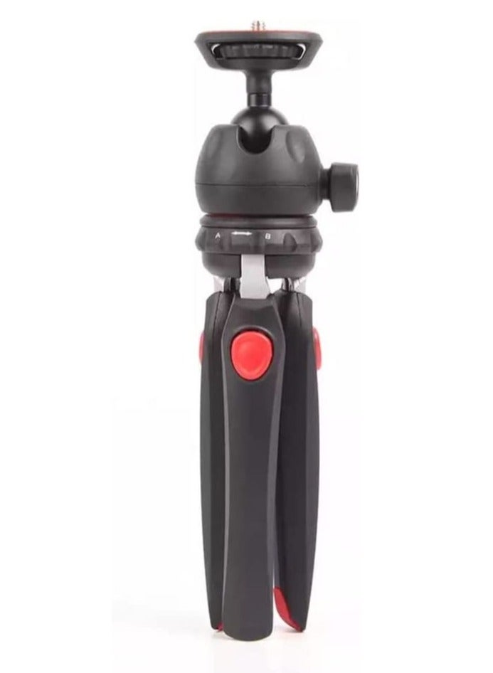Top Mini Portable Fold-able Extendable Tripod Stand for Mobile Phones and DSLR with Universal Mobile Phone Holder Convenient Telescopic Mini Tripod Table(MT-35)