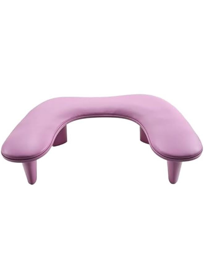 U Shape Arm Rest,Breathable Nail Hand Pillow,Professional Portable Manicure Armrest for Home DIY,Nail,Personal, pink, 45cmx30cmx19cm