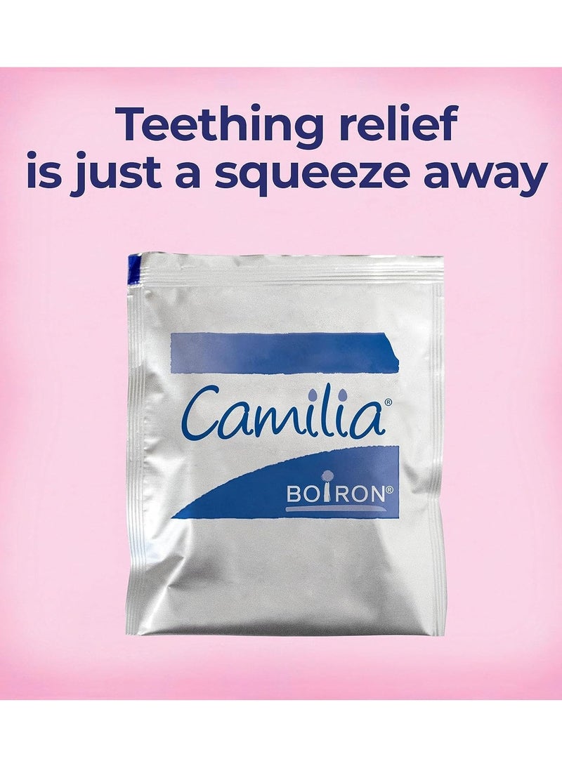 Camilia Teething Drops for Daytime and Nighttime Relief of Painful or Swollen Gums and Irritability in Babies - 30 Count