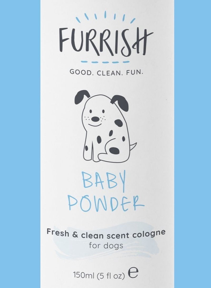 Fresh And Clean Baby Powder Cologne For Dogs 150Ml