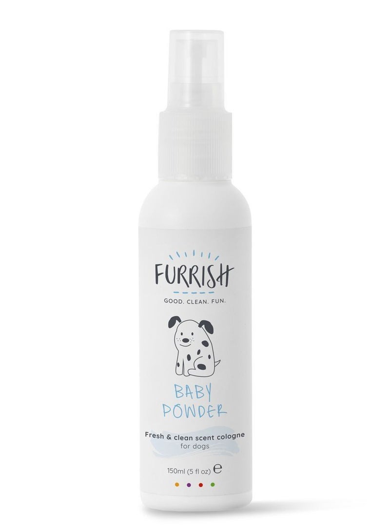 Fresh And Clean Baby Powder Cologne For Dogs 150Ml