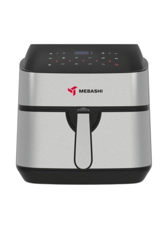 Mebashi 7.5 Ltr Air Fryer, Timer 60 Mins, Ideal for Meat, Fish, Vegetables, French Fries, Temperature Control 80°C-200°C (ME-AF970)(1600-1800W)