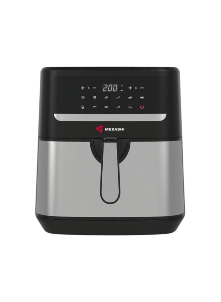 MEBASHI Air Fryer, 7.5L Capacity, LED Touch Screen, High Speed Air Circulation, Air Cooking Machine (ME-AF968)(1600-1800W)