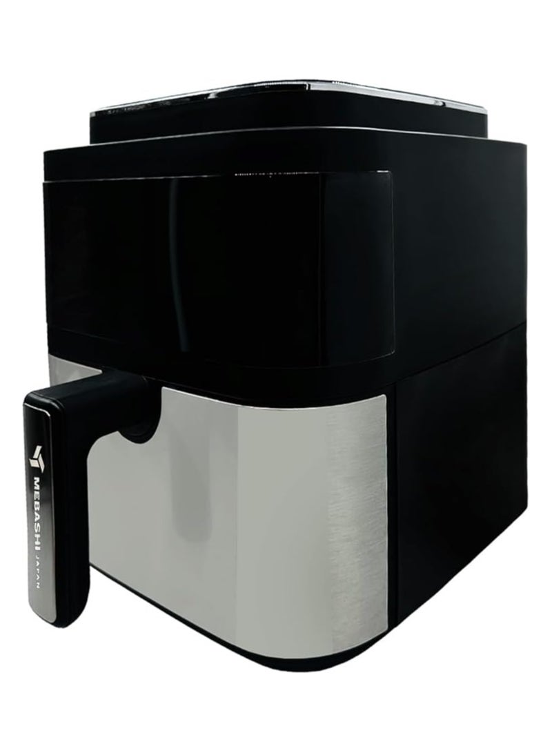 MEBASHI 6L Air Fryer with Touch Screen, Infrared Heating, 12 Pre-Set Programs (ME-AF972)(1400W)