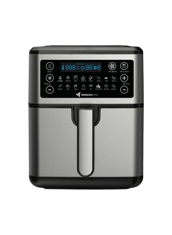 Mebashi 5.5L Air Fryer with Touch Screen, 3 Level Adjustable Fan Speed, 16 Pre-Set Cooking Program (ME-AF983)(1550W-1850W)