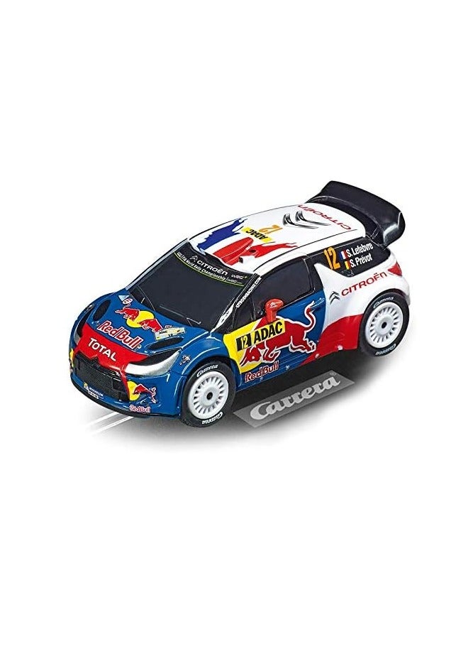 Rally Race Track Set with Citroën DS3 WRC Slot Cars | 4.9 Meter Track, 1:43 Scale | Plastic | Unisex | Ages 6+