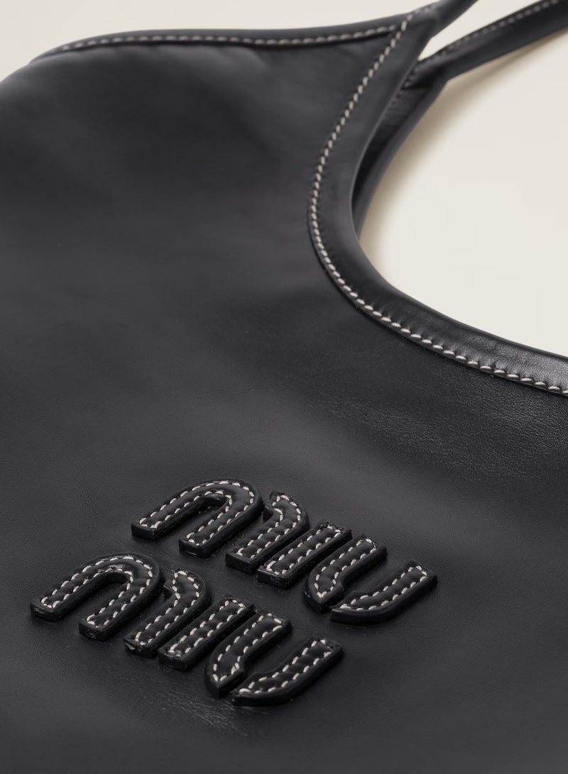 MIU IVY leather tote bag shoulder