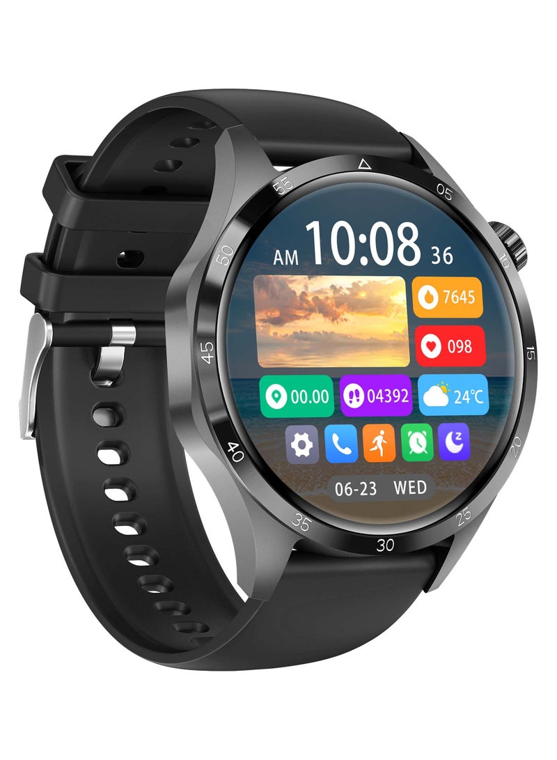 GT4 Pro Smart Watch Men IP68 NFC AMOLED 360*360 HD Screen Heart Rate Bluetooth Call SmartWatch