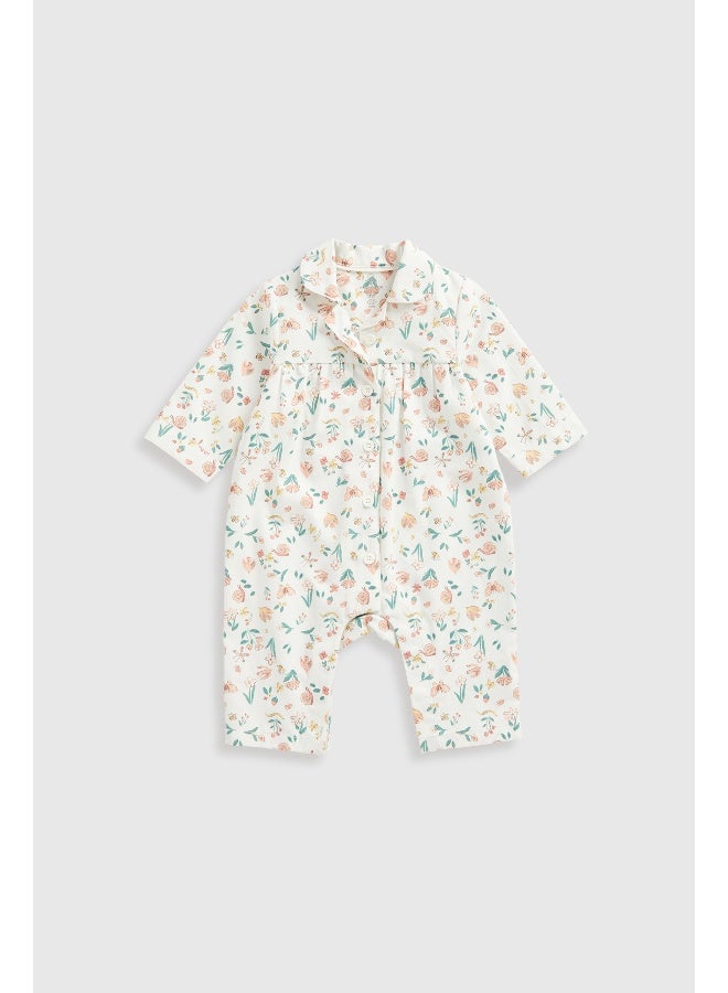 Floral Garden Woven Baby Pyjamas