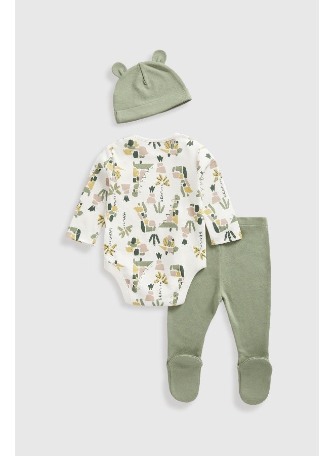 Dinosaur 3-Piece Outfit Set