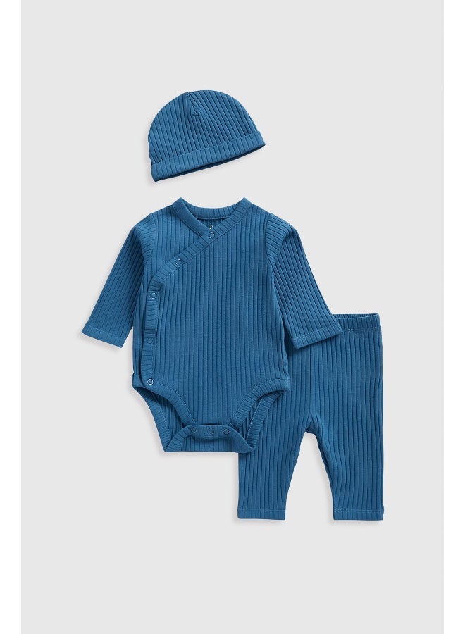 Blue 3-Piece Outfit Set