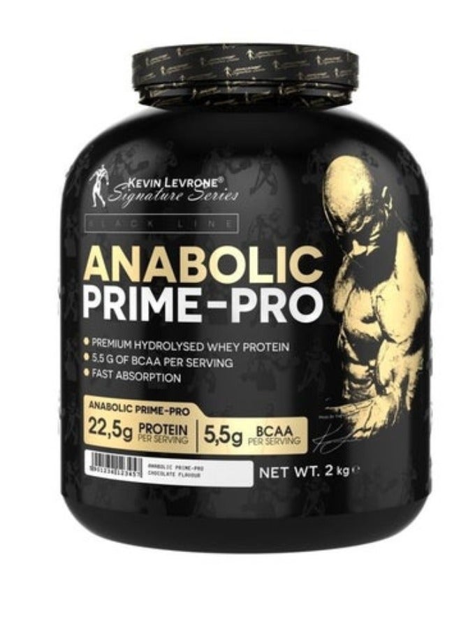 Anabolic Prime Pro, Premium Hydrolysed Whey Protein, Chocolate Flavor, 2kg