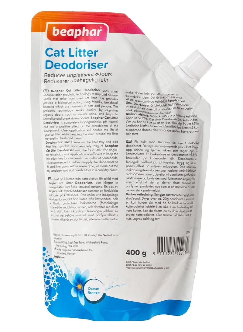 Beaphar Odour Killer Cat Litter Deodorizer 400g