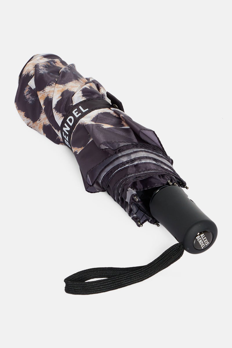 Classic Printed Umbrella, Black