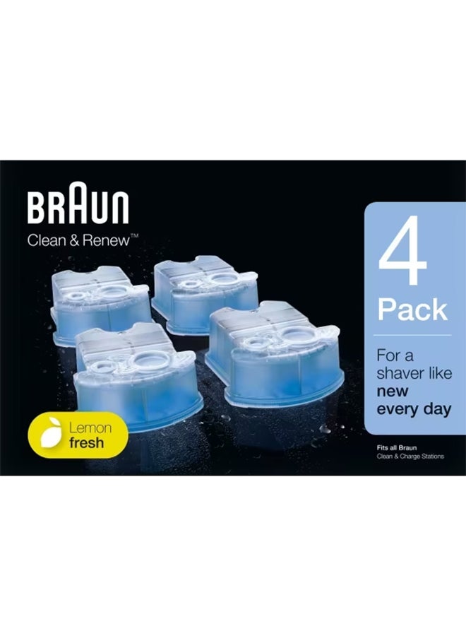 4-Piece Clean And Renew Replacement Cartridge Blue