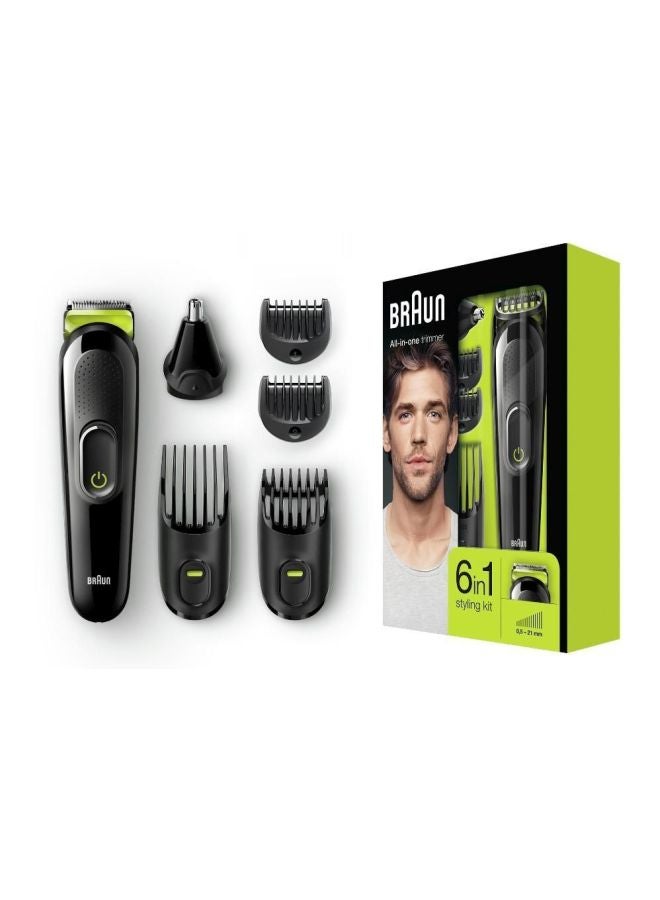 6-In-1 Electric Trimmer Black/Green