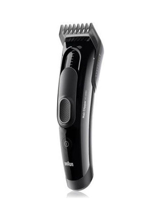 Hair Clipper HC5050 With 2 Combs For 16 Precise Length Settings And Pouch Black