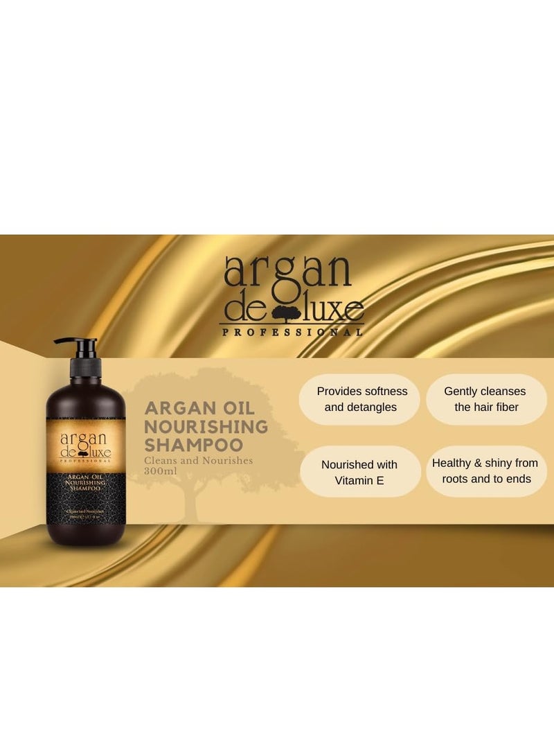 Argan De Luxe Argan Oil Nourishing Shampoo Soothing and Refreshing Effect 300ml