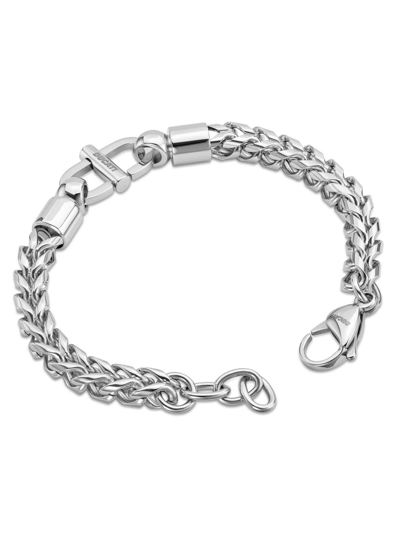 Tuono Stainless Steel Gents Bracelet with Lobster Claw Closure - 210 mm