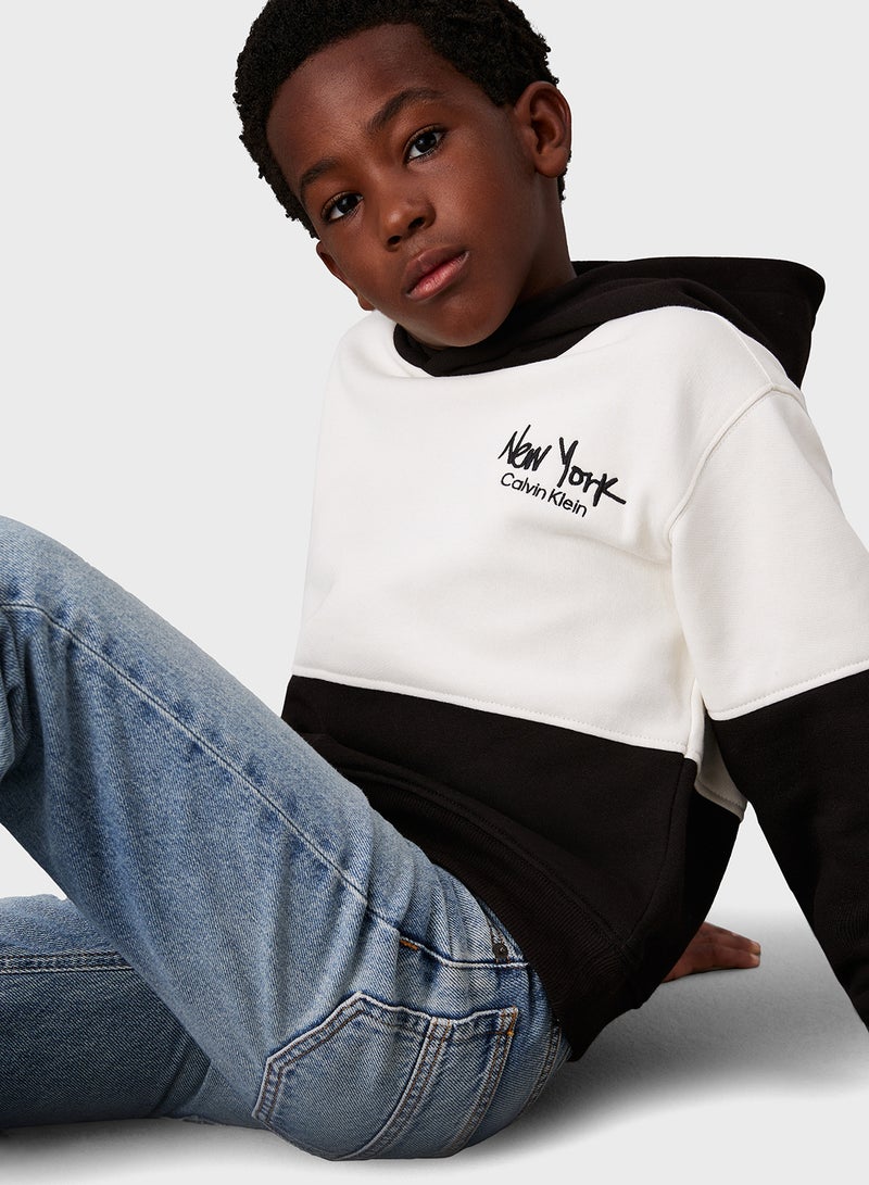 Kids Colorblock Hoodie