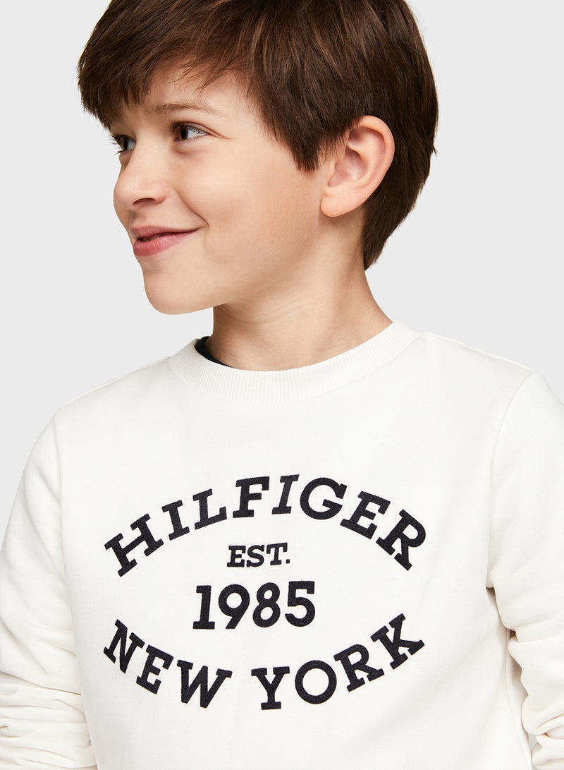 MONOTYPE FLOCK REG SWEATSHIRT