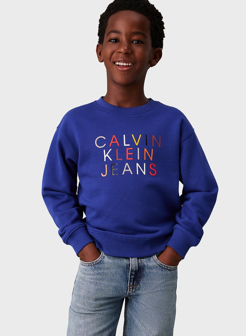 Kids Logo Graphic Sweatshirt