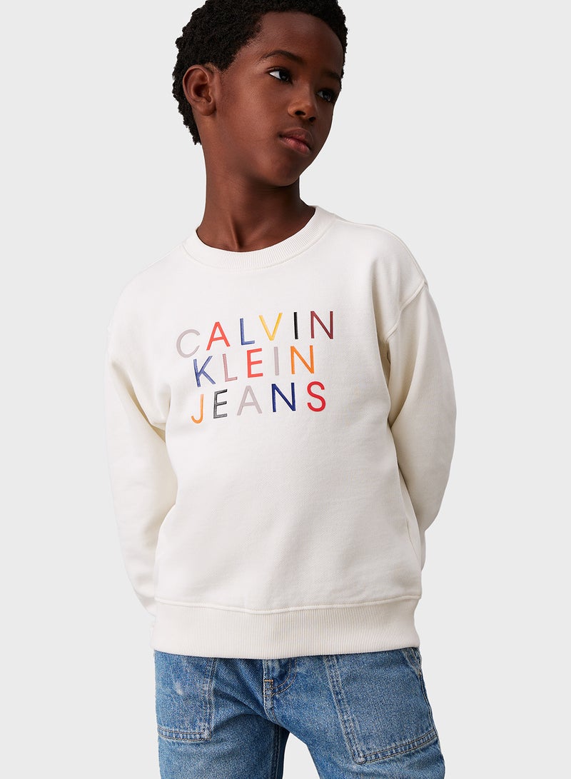 Kids Logo Graphic Sweatshirt