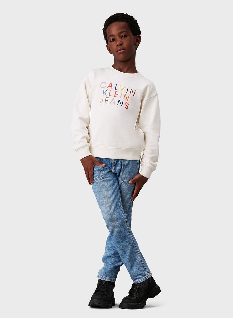 Kids Logo Graphic Sweatshirt