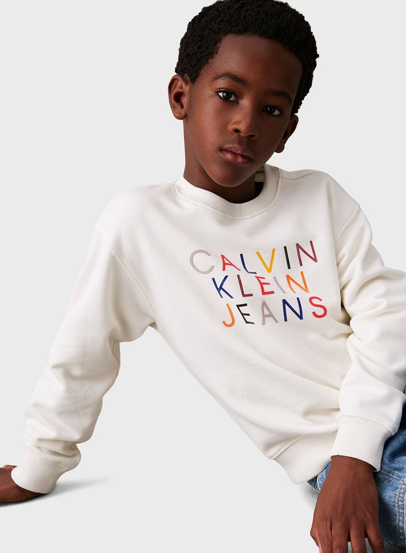 Kids Logo Graphic Sweatshirt