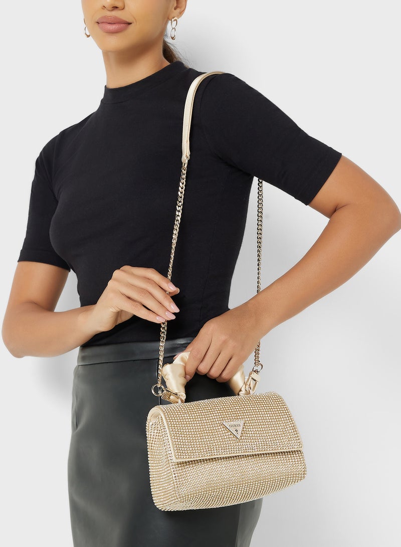 Lua Top Handle Flap Clutch