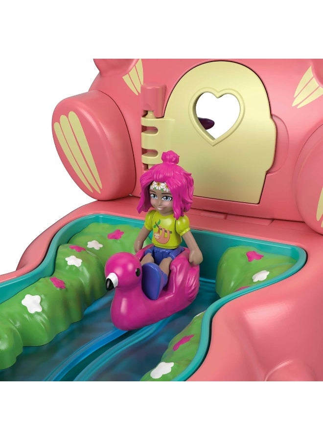 Polly Pocket Flip & Find Sloth Compact