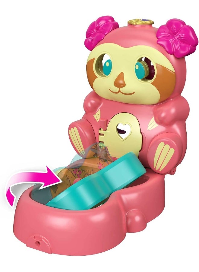 Polly Pocket Flip & Find Sloth Compact