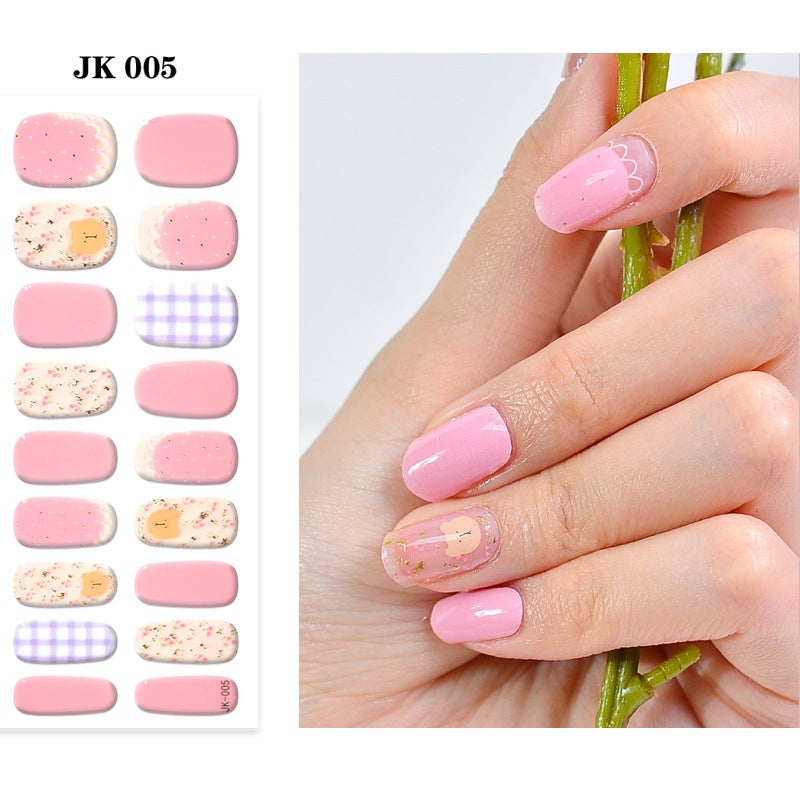 Charm Art Factory Semi-Cured Gel Nail StickersJK-005 JK-005