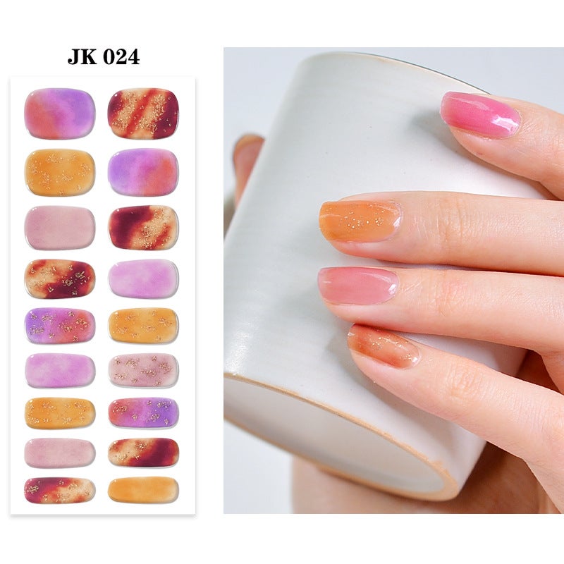 Charm Art Factory Semi-Cured Gel Nail StickersJK-024 JK-024