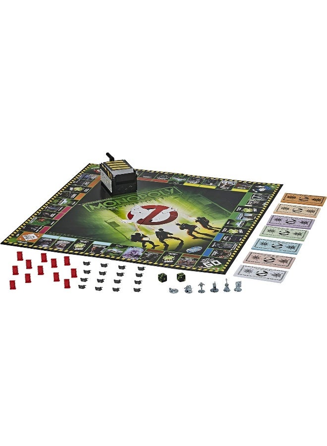 Monopoly Game: Ghostbusters Edition; Monopoly Board Game for Kids Ages 8 and Up