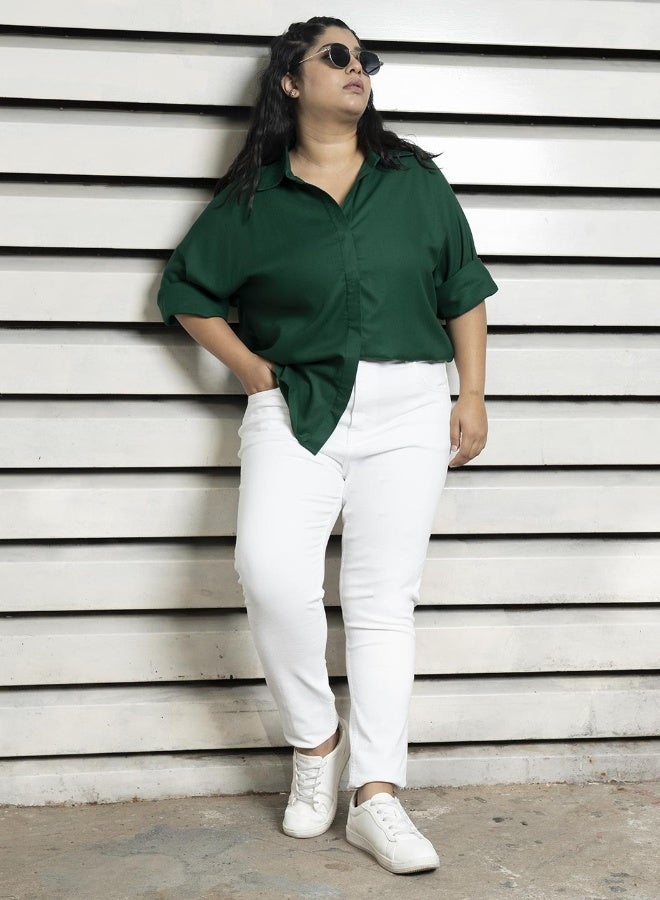 Women’s Green Shirt – Fresh and Comfortable