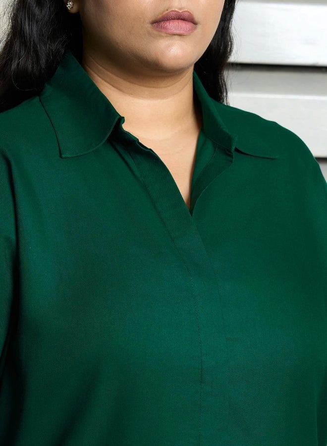 Women’s Green Shirt – Fresh and Comfortable