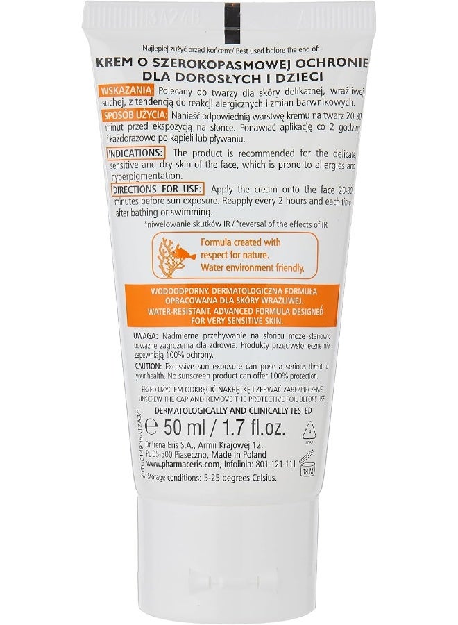 Pharmaceris S Sun Spf 50+ Broad Spectrum Protective Cream