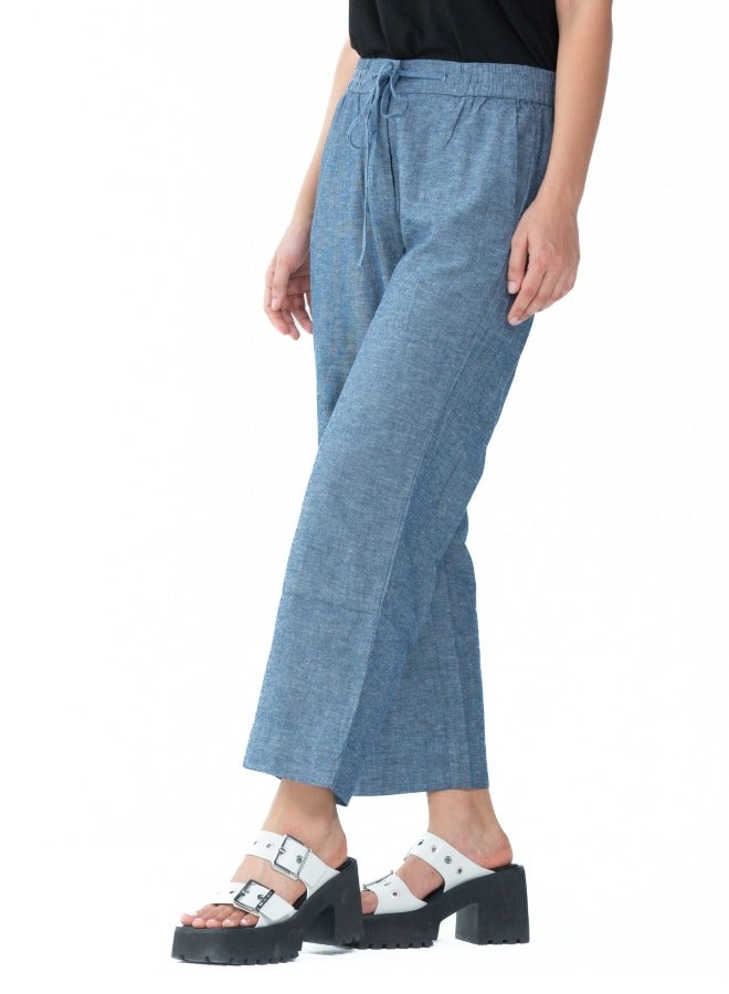 Women's Denim Drawstring Pants