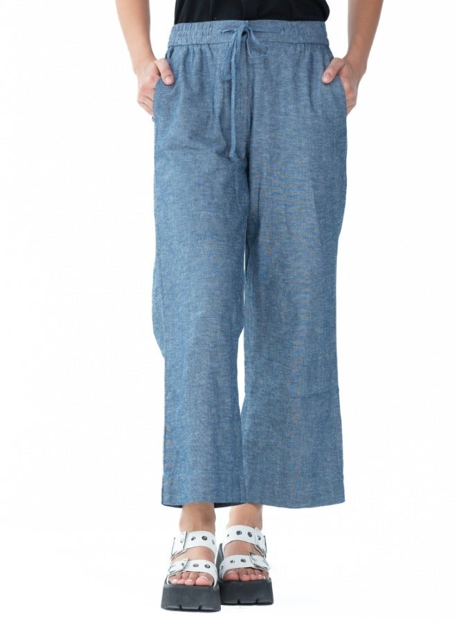 Women's Denim Drawstring Pants