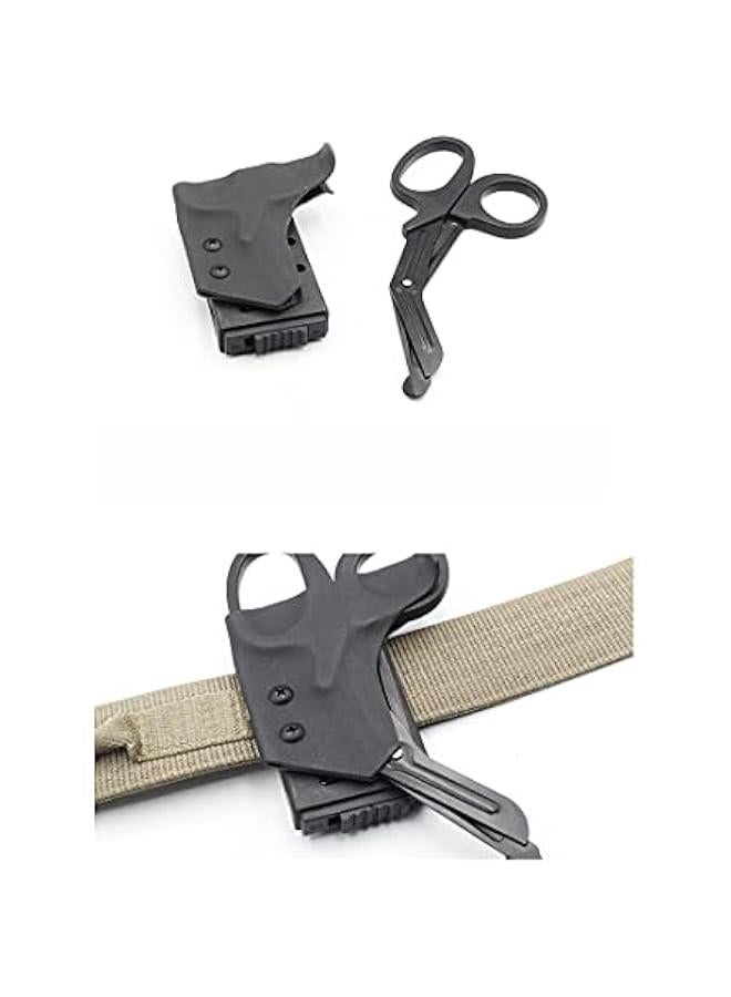 Kydex Holster For EMT Scissors Tactical Scissors Cover(Black,Not include scissor)