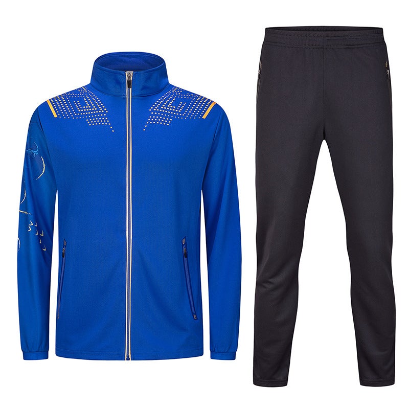 FH Casual Mens Tracksuit Comfort Fit Spring SummerColor Blue Coat + black pants Color Blue Coat + black pants